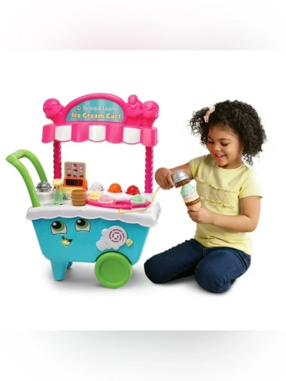 Leapfrog Scoop & Learn Ice Cream Cart with All Accessories